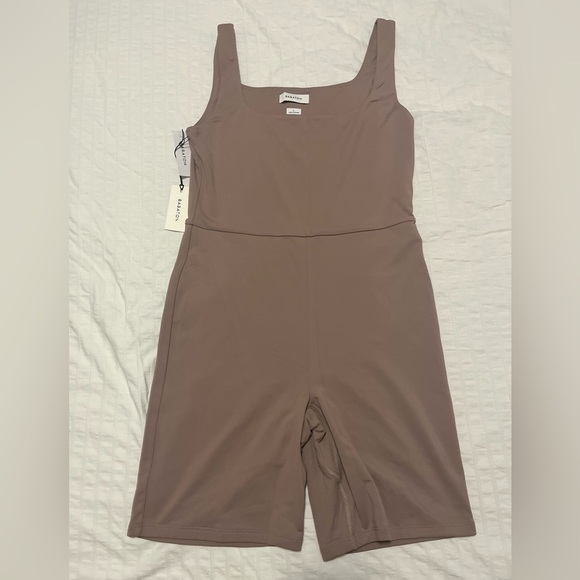 Aritzia romper - Contour Squareneck Romper (New With Tags) - Picture 4 of 7